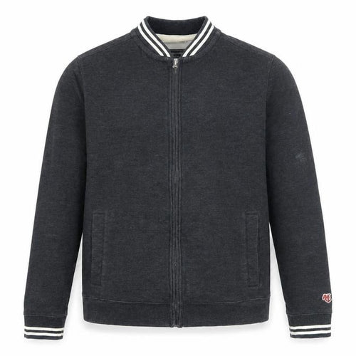 Abercrombie & Fitch Men’s Grey Bomber Jacket Size S Cotton Blend