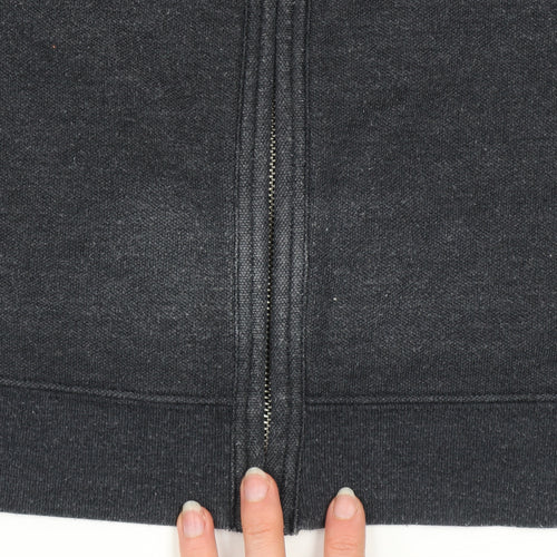 Abercrombie & Fitch Men’s Grey Bomber Jacket Size S Cotton Blend