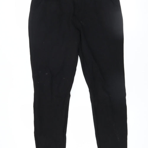 Vero Moda Womens Black S Tapered Viscose Blend Trousers