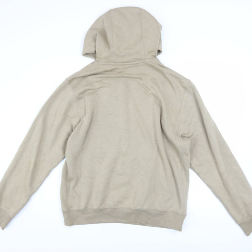 Nike Men’s Beige Pullover Fleece Hoodie Size M Regular Fit