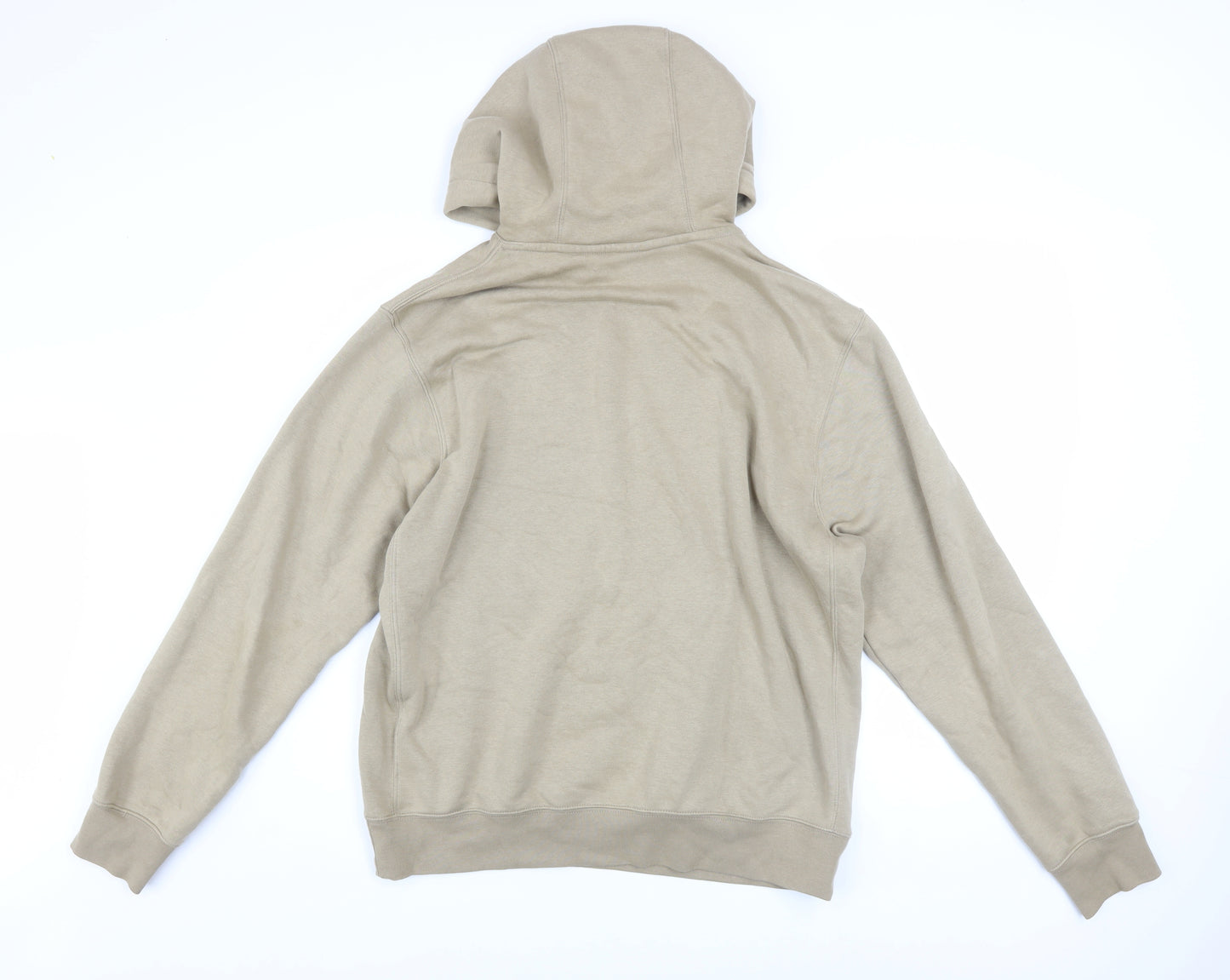 Nike Men’s Beige Pullover Fleece Hoodie Size M Regular Fit