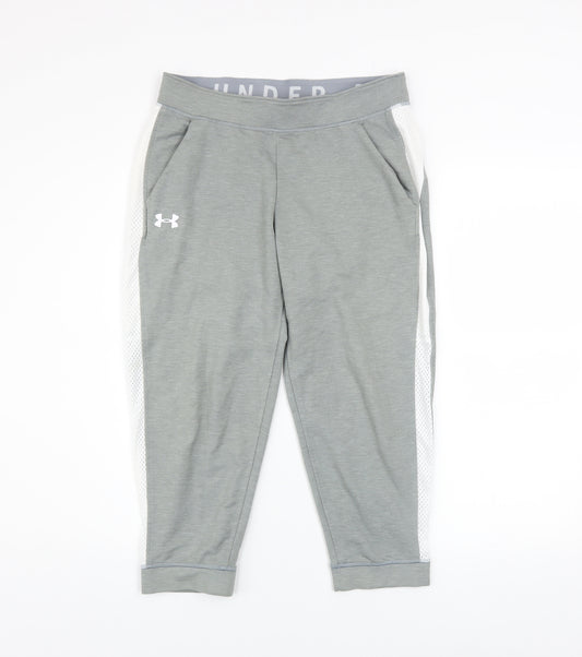 Under Armour Men's Grey Jogger Trousers S Slim Fit Activewear