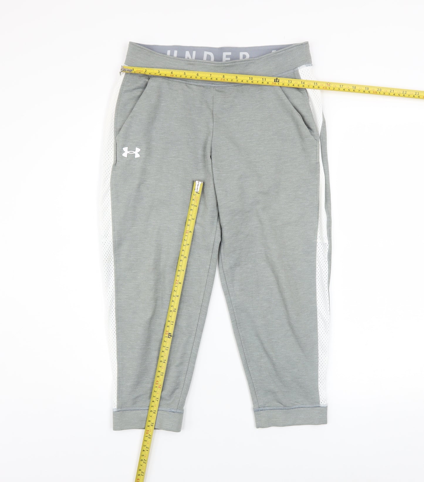 Under Armour Men's Grey Jogger Trousers S Slim Fit Activewear