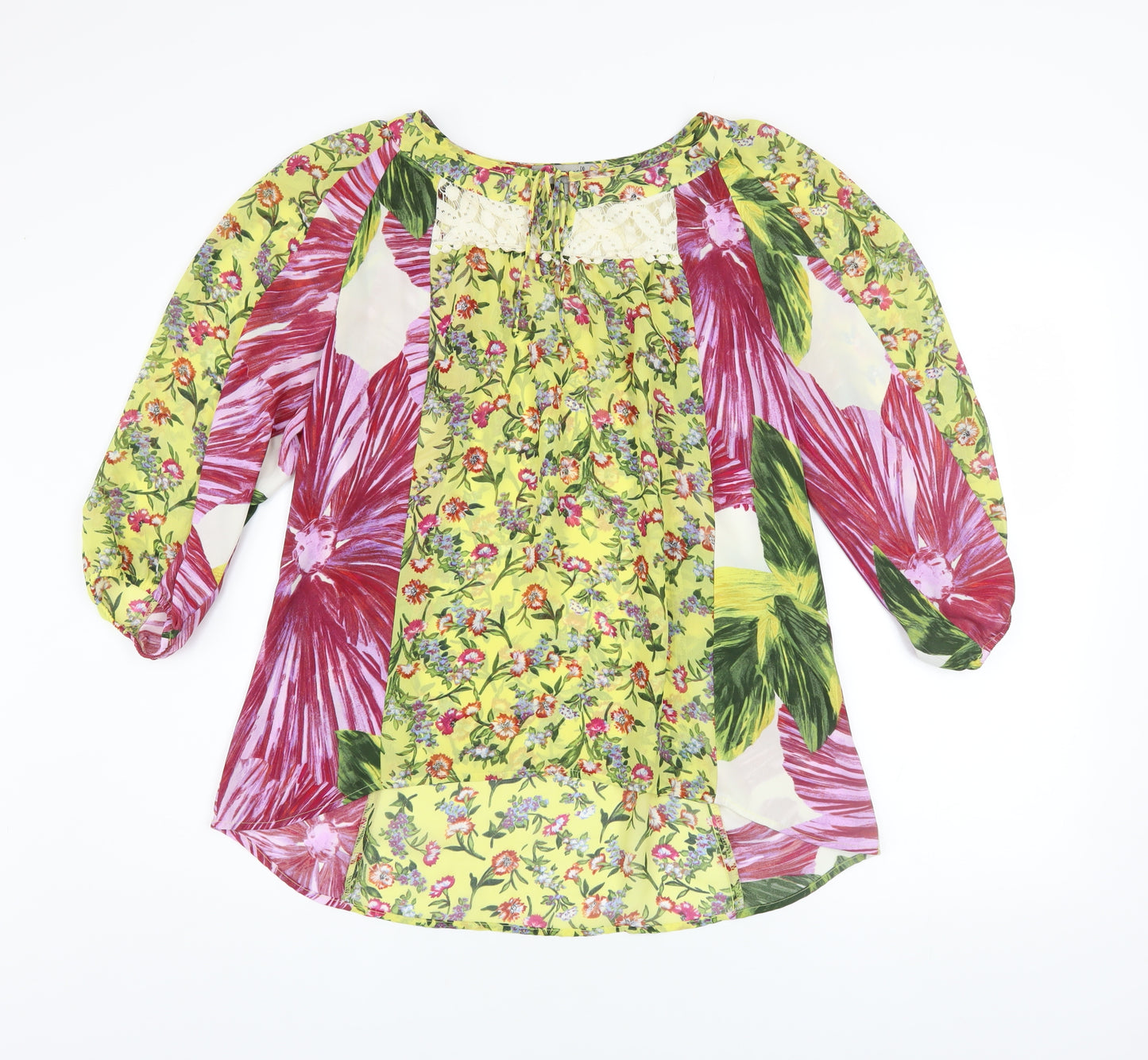 Figueroa & Flower Women's Multicoloured Floral Tunic Blouse S