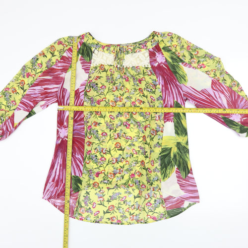 Figueroa & Flower Women's Multicoloured Floral Tunic Blouse S