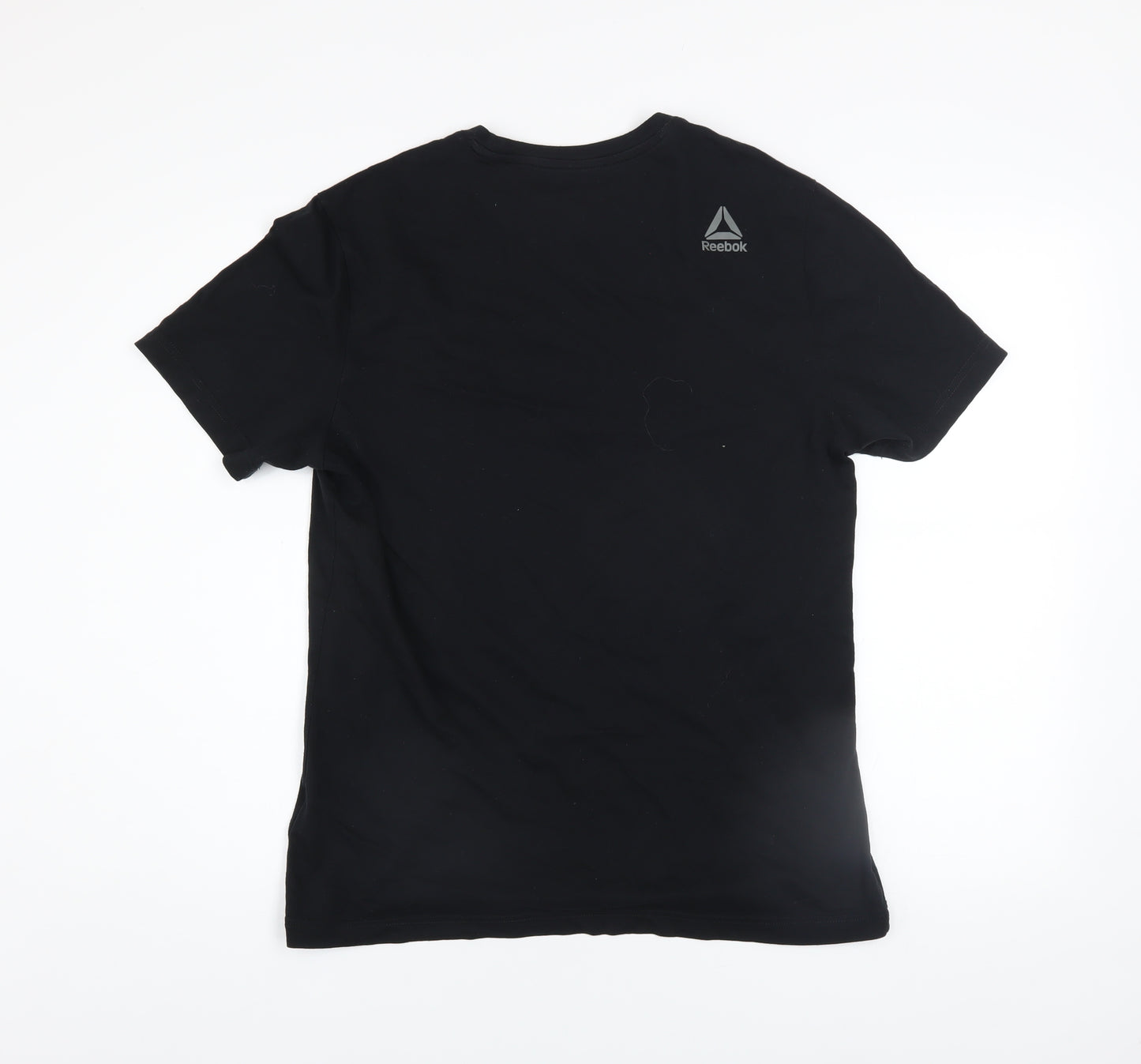 Reebok Men’s Black Graphic Print Sports T-Shirt Size M