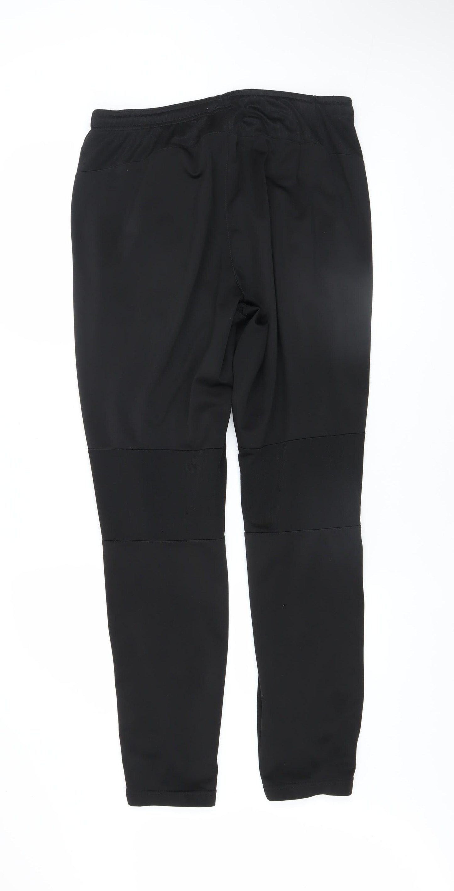 Puma Men's Black L Track Pants Polyester Tapered Leg Sportswear