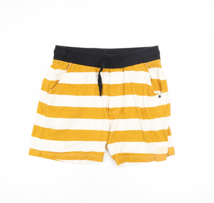 Osklen Men's Multicoloured Striped Athletic Shorts Size S