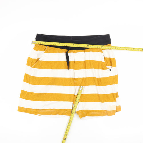 Osklen Men's Multicoloured Striped Athletic Shorts Size S