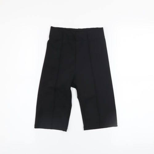 Bershka Women’s Black XS Biker Shorts Stretch Activewear