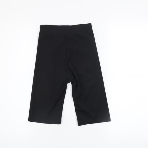 Bershka Women’s Black XS Biker Shorts Stretch Activewear