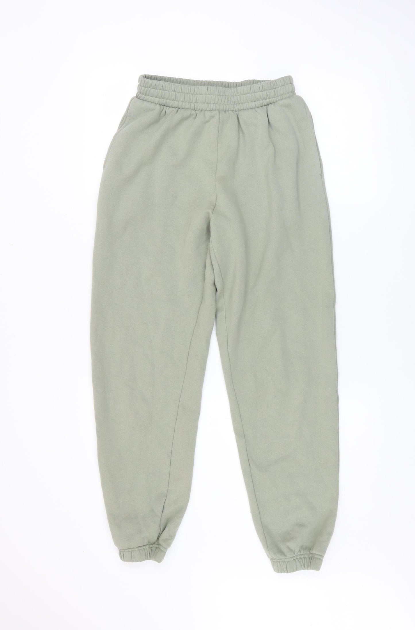 New Look Womens Green Jogger Sweatpants Size 10 Cotton Blend