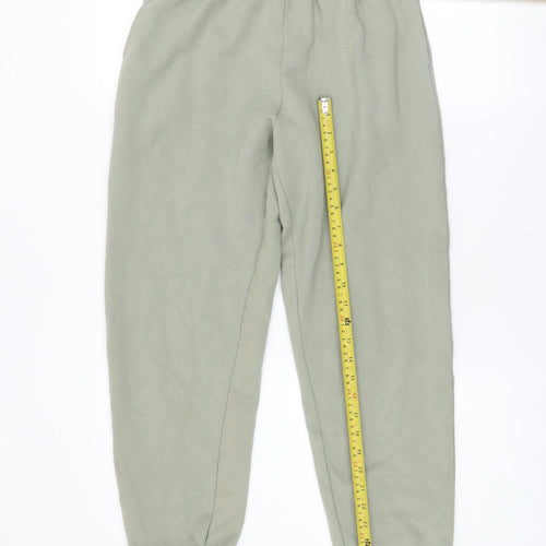 New Look Womens Green Jogger Sweatpants Size 10 Cotton Blend