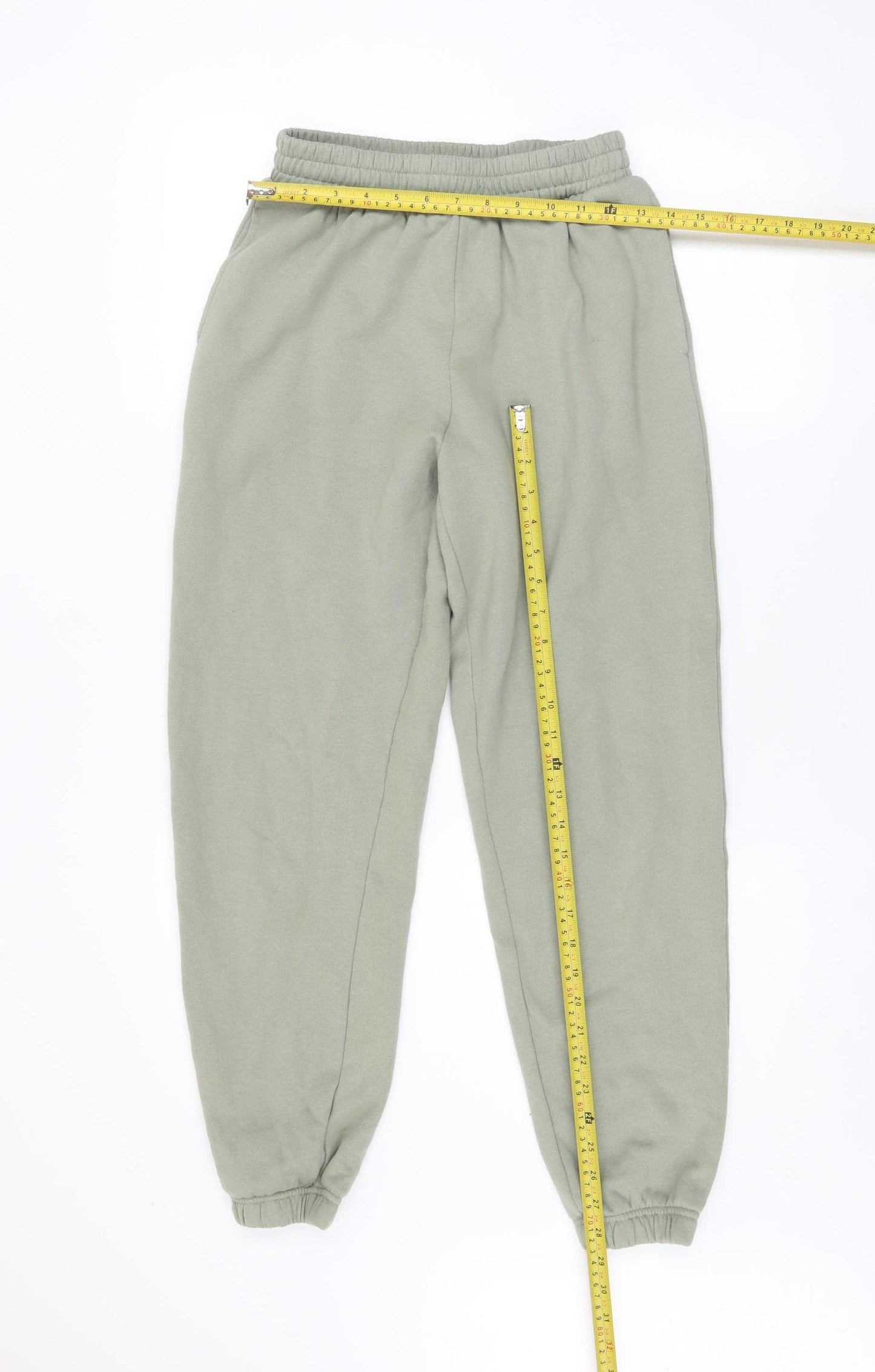 New Look Womens Green Jogger Sweatpants Size 10 Cotton Blend