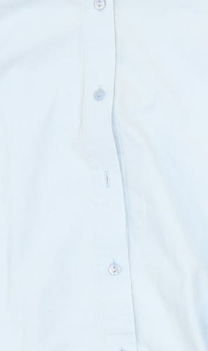Vero Moda Aware Women's Light Blue Long Sleeve Cotton Button-Up Shirt Size S