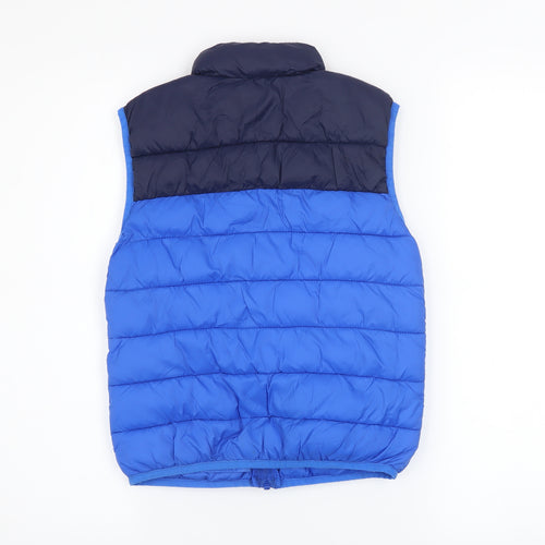 St. Bernard Boys Blue 7-8 Years Puffer Gilet Waistcoat Zip Up