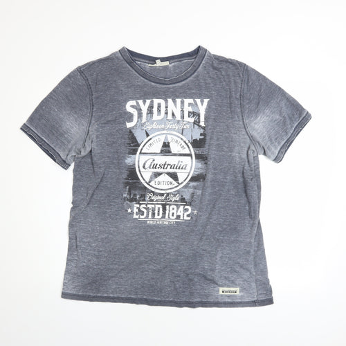Irish Connexxion Men's Grey Sydney Australia Graphic Cotton T-Shirt XL