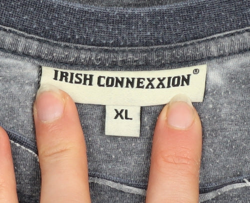Irish Connexxion Men's Grey Sydney Australia Graphic Cotton T-Shirt XL
