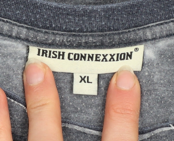 Irish Connexxion Men's Grey Sydney Australia Graphic Cotton T-Shirt XL