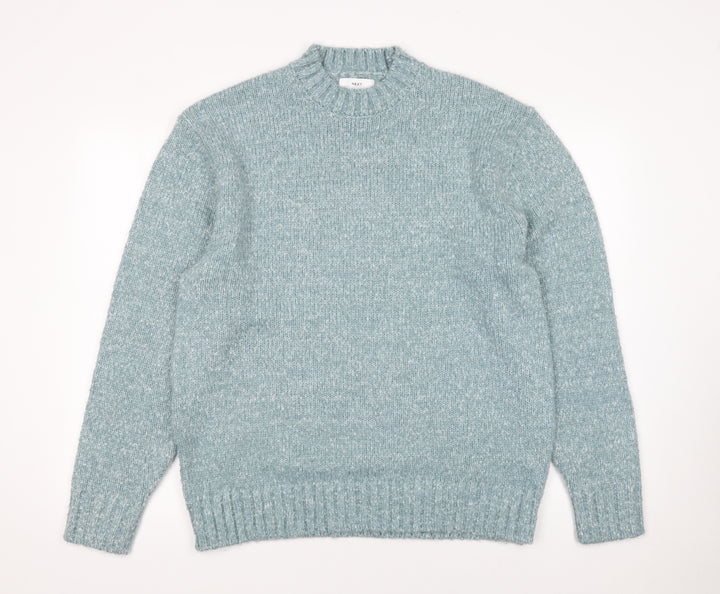 Next Women's Blue Crew Neck Knit Pullover Jumper Size M