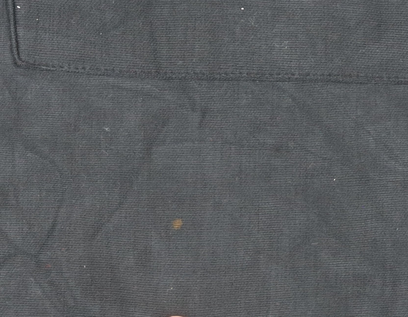 Dunnes Stores Womens Black XL Cargo Wide-Leg Elastic Waist Trousers
