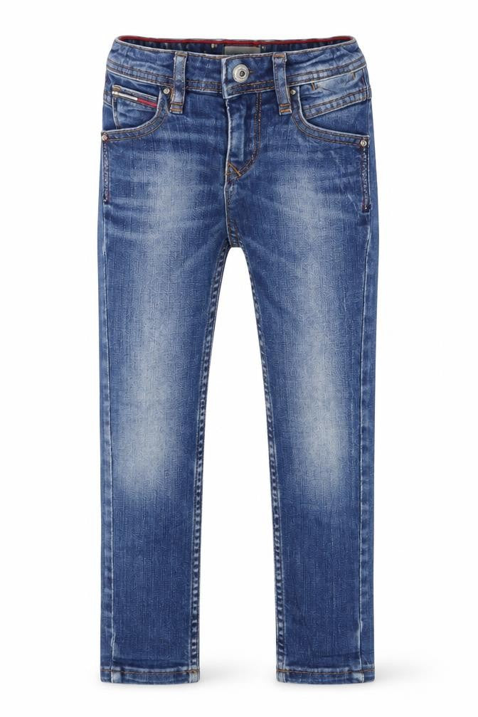 Tommy Hilfiger Girls Blue Skinny Denim Jeans 6 Years Adjustable Waist