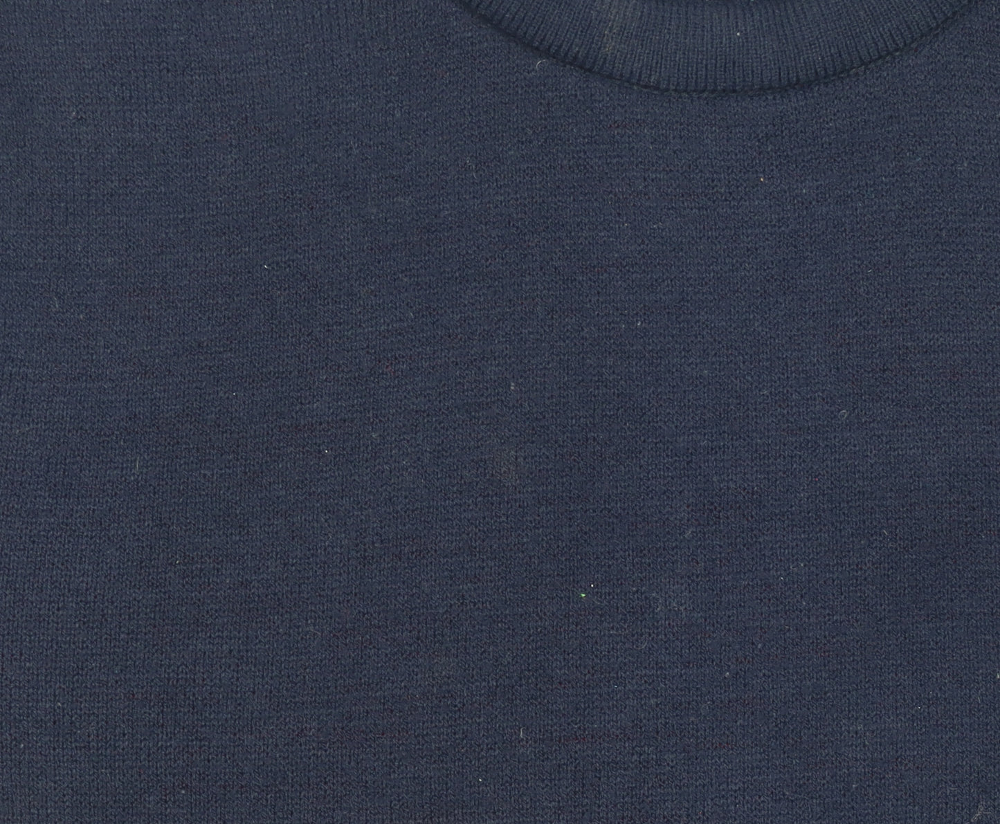Boohoo Men’s Blue Christmas Peek-a-Boo Jumper Medium Crew Neck
