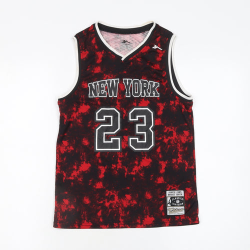 Tenth Boys Multicoloured Basketball Jersey Tank Top Size 12 Years