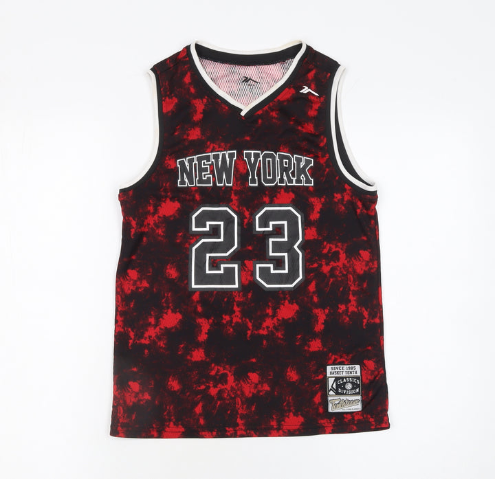 Tenth Boys Multicoloured Basketball Jersey Tank Top Size 12 Years