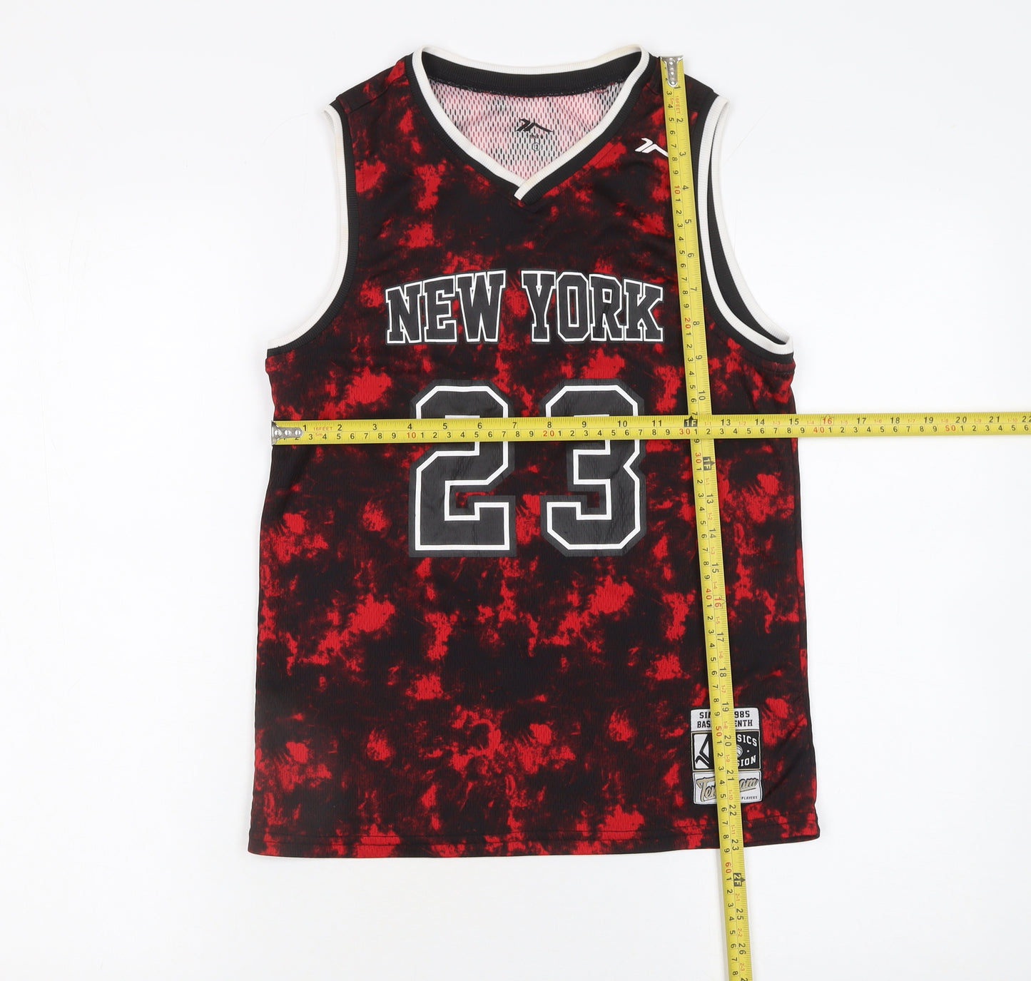 Tenth Boys Multicoloured Basketball Jersey Tank Top Size 12 Years