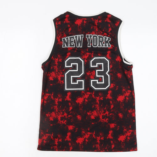 Tenth Boys Multicoloured Basketball Jersey Tank Top Size 12 Years