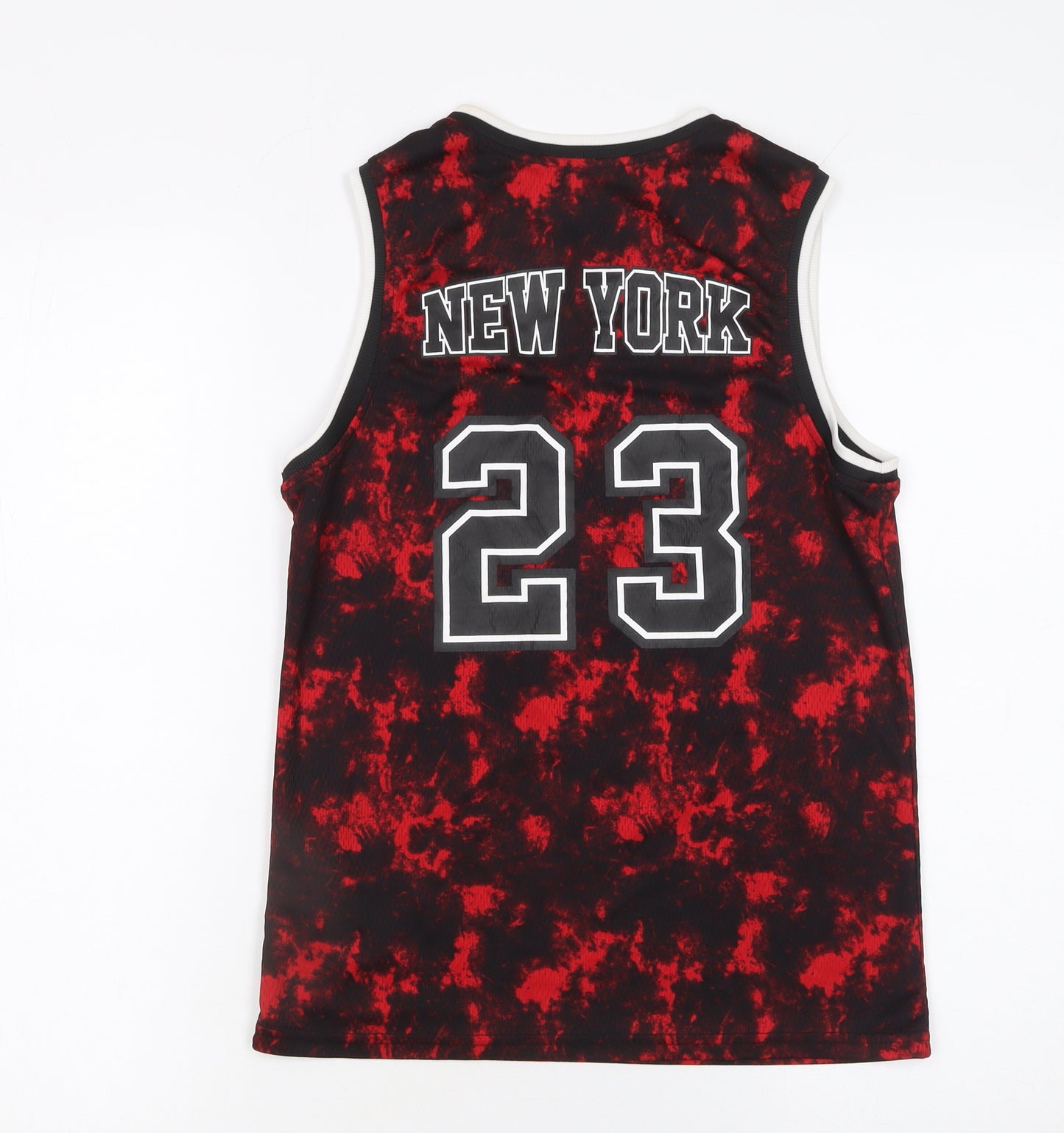 Tenth Boys Multicoloured Basketball Jersey Tank Top Size 12 Years