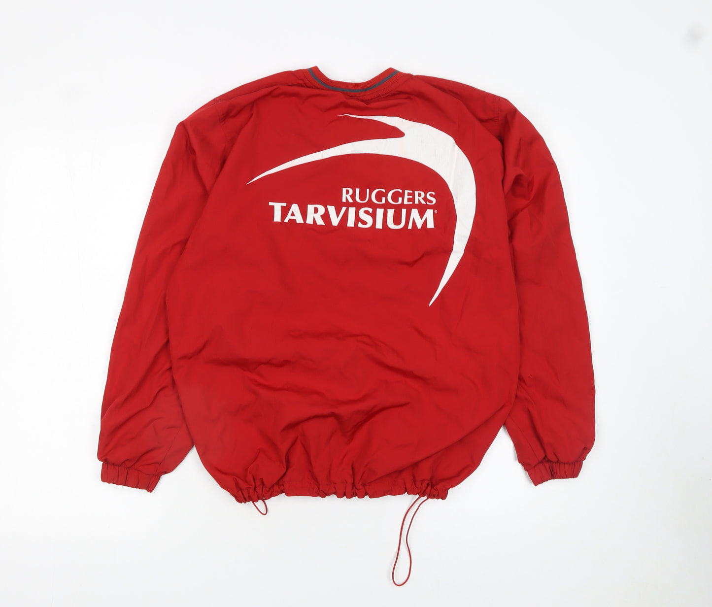 Krasiko Sport Mens Red Pullover Rugby Sweatshirt Size S