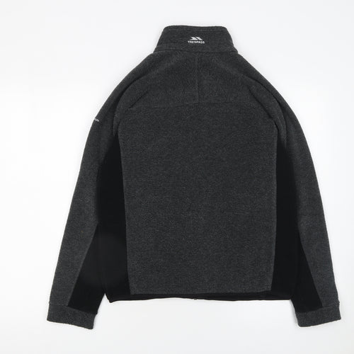 Trespass Men's Grey Softshell Fleece Full Zip Jacket XXS