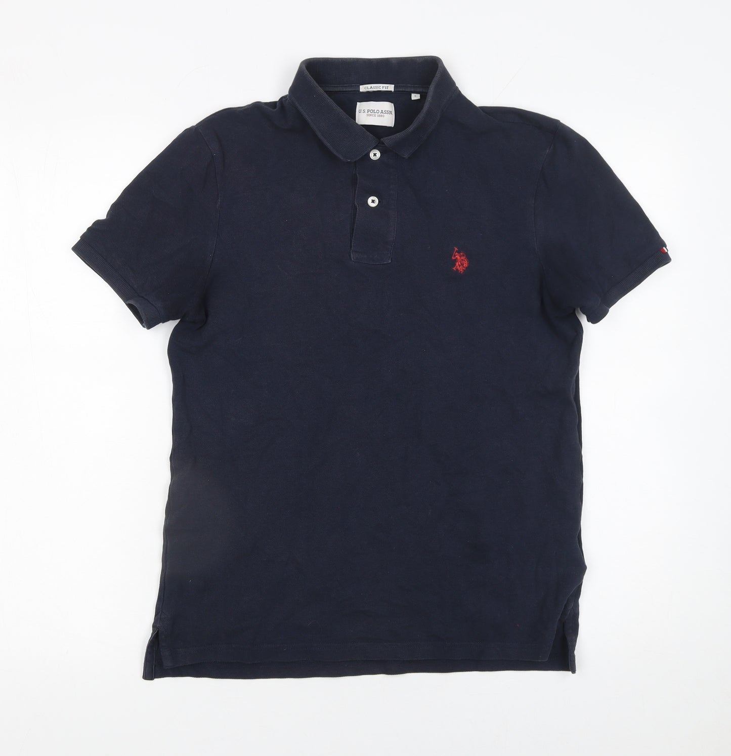 U.S. Polo Assn. Men's Blue Classic Fit Cotton Polo Shirt Size S