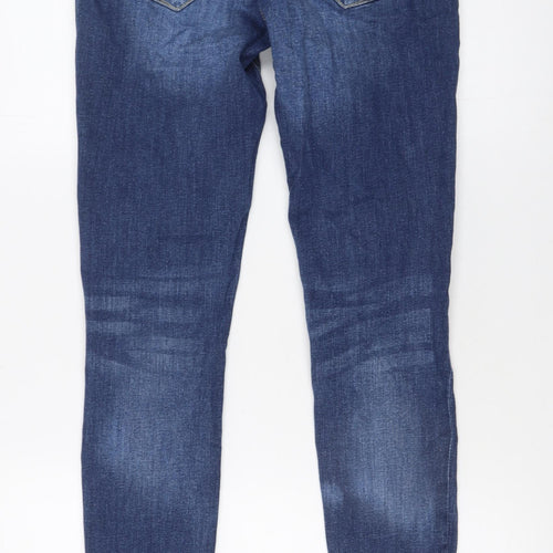 Denim Co. Women’s Blue Distressed Skinny Jeans Size 10
