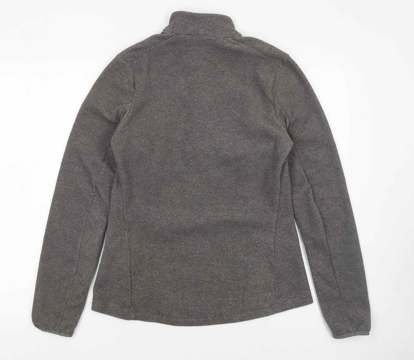 Quechua Women's Grey Fleece 1/2 Zip Pullover Sweatshirt Size S