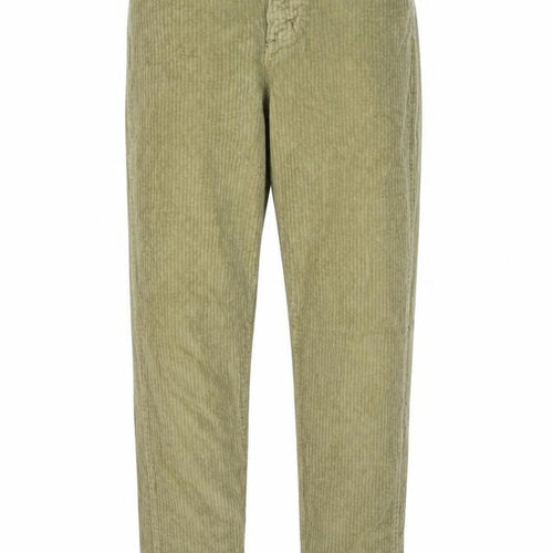 ASOS Design Women’s Khaki Corduroy Straight Trousers Size 8 Cotton Blend