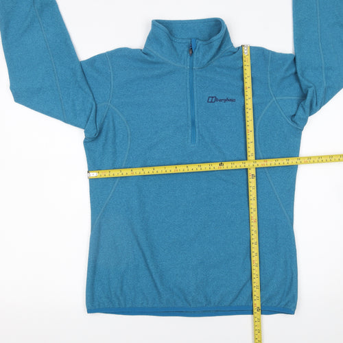 Berghaus Women’s Blue Fleece 1/2 Zip Sweatshirt UK 14 Outdoor Top