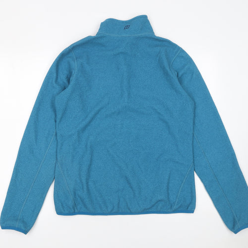 Berghaus Women’s Blue Fleece 1/2 Zip Sweatshirt UK 14 Outdoor Top