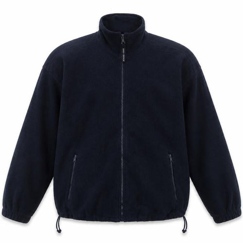 FRED F SEIGLE Men's Black Fleece Full Zip Jacket Size L