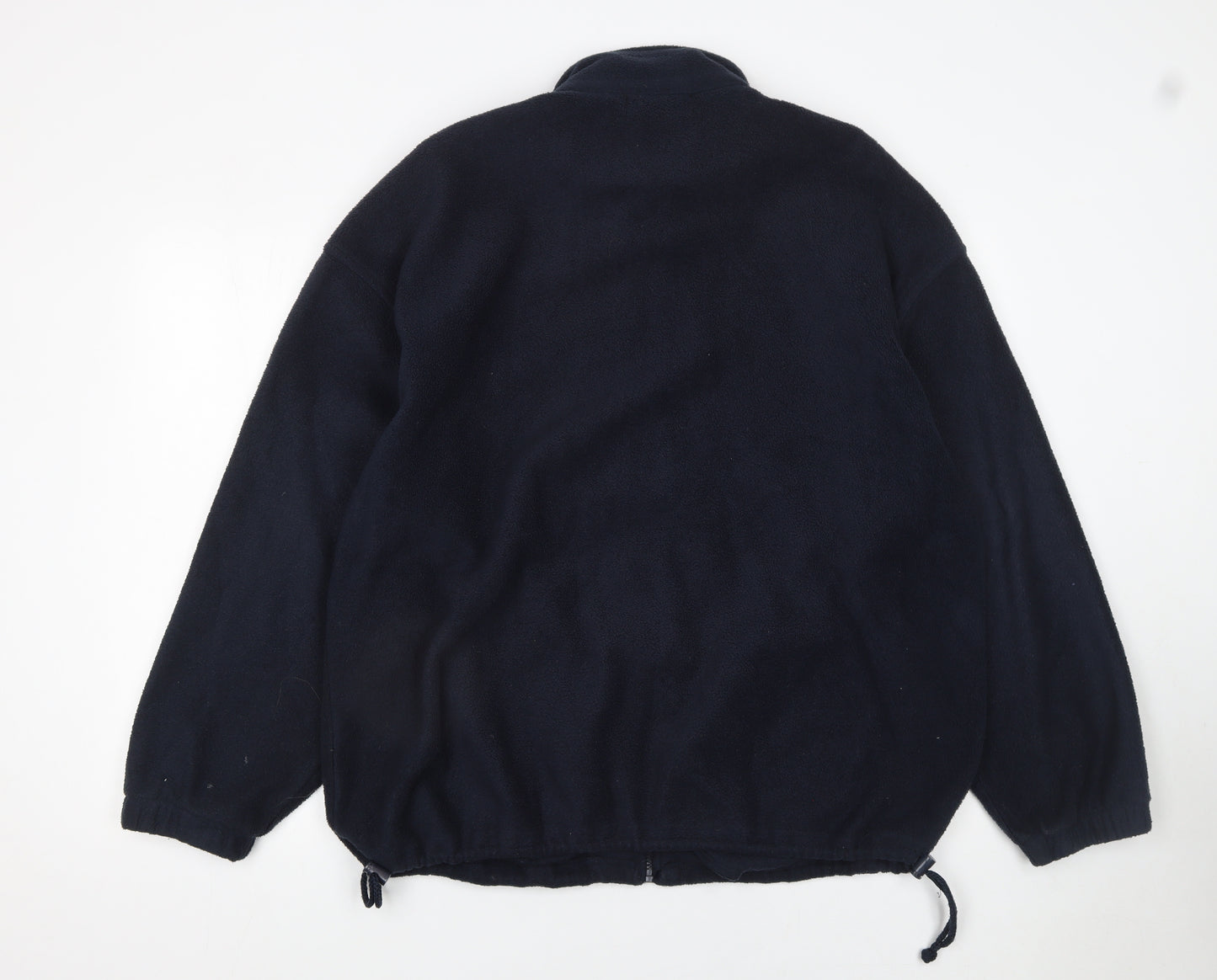 FRED F SEIGLE Men's Black Fleece Full Zip Jacket Size L