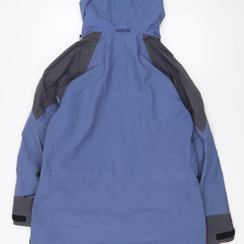 Berghaus Women Blue Waterproof Hooded Parka Jacket Size 12