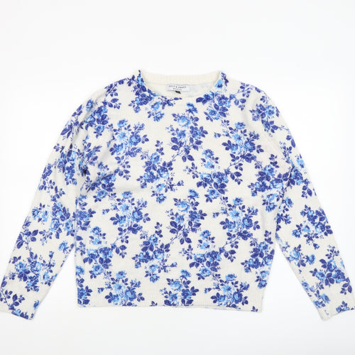 Kelly & Grace Women's Multicoloured Floral Knit Jumper XL