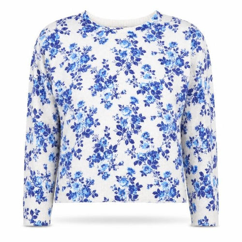 Kelly & Grace Women's Multicoloured Floral Knit Jumper XL