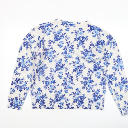 Kelly & Grace Women's Multicoloured Floral Knit Jumper XL