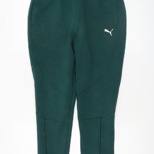 Puma Women’s Green Jogger Sweatpants M Regular Fit