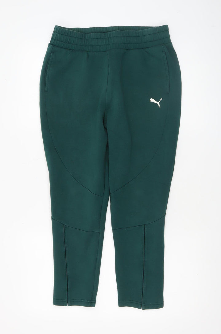 Puma Women’s Green Jogger Sweatpants M Regular Fit