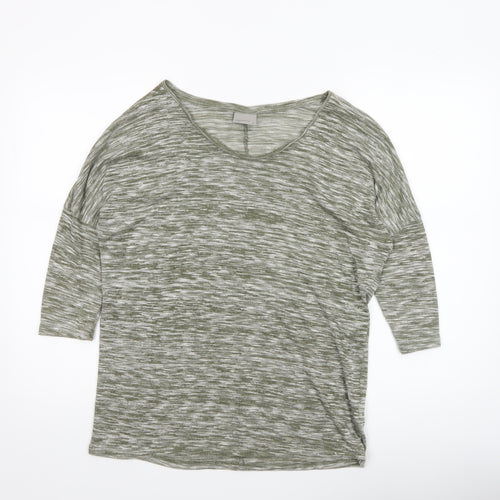 Vero Moda Women's Green 3/4 Sleeve Jersey T-Shirt Size M