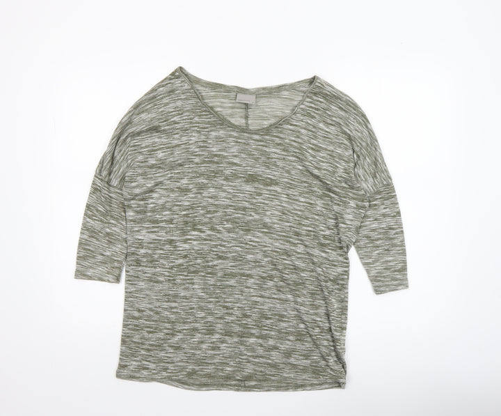 Vero Moda Women's Green 3/4 Sleeve Jersey T-Shirt Size M